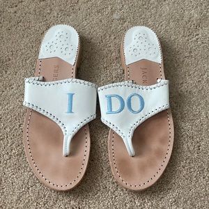 Jack Rogers “I do” wedding sandals